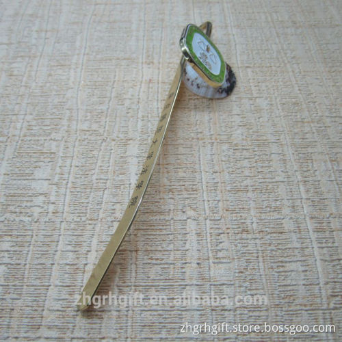 Hot Sale Golden Logo Print Bookmark Characteristic Bookmark